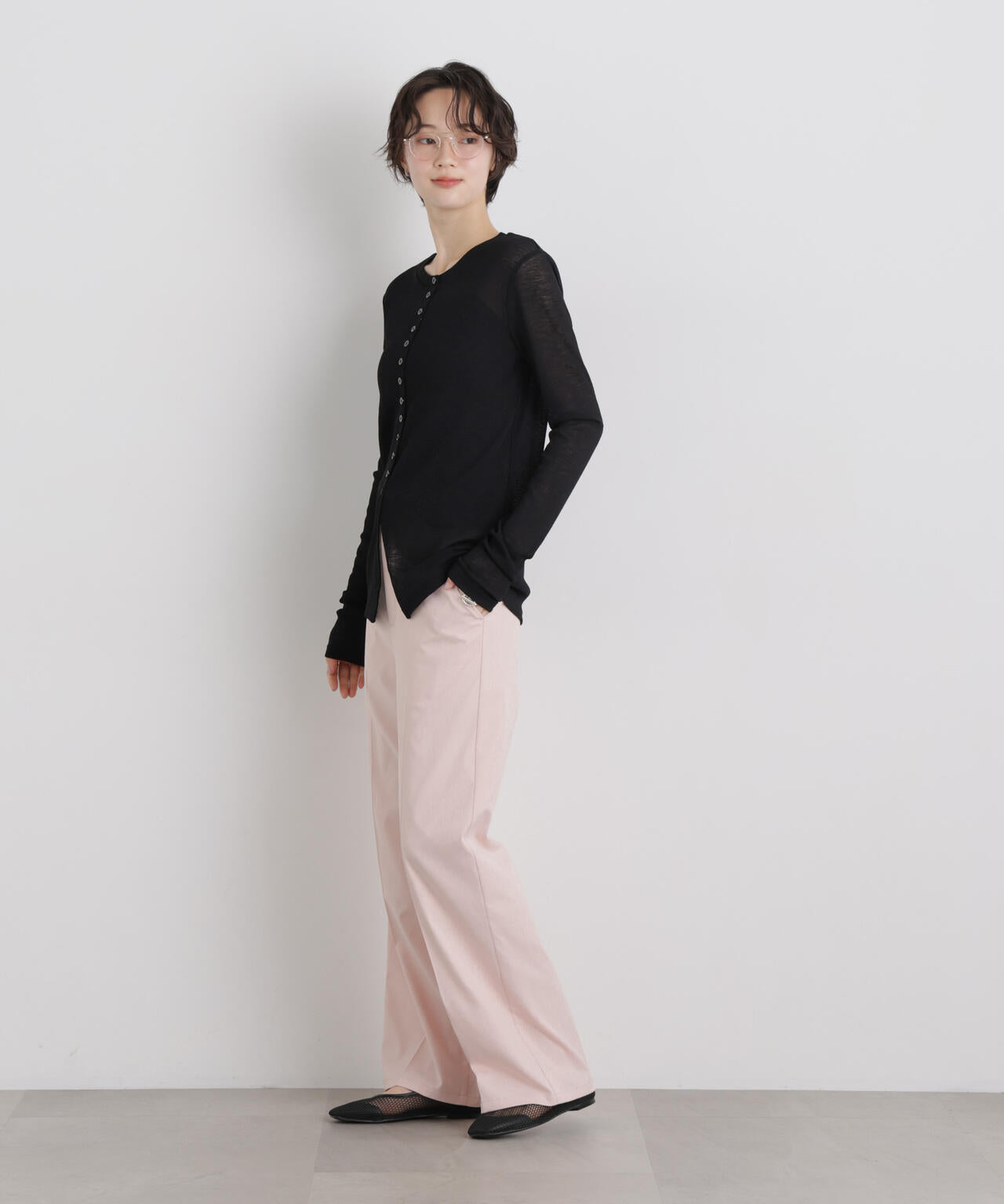 エバークリース加工ストレートセンタープレスパンツ 6736127325