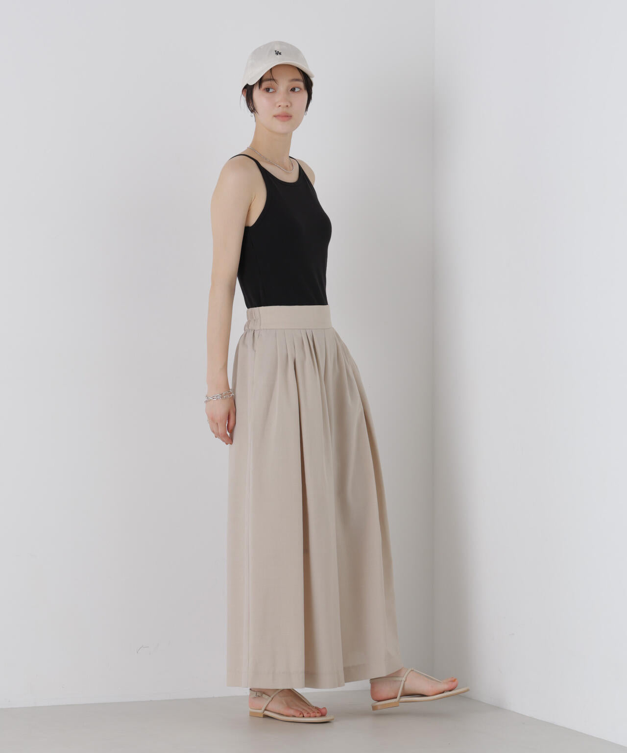 ドライマットトロギャザーワイドパンツ(セットアップ可) 6736127329
