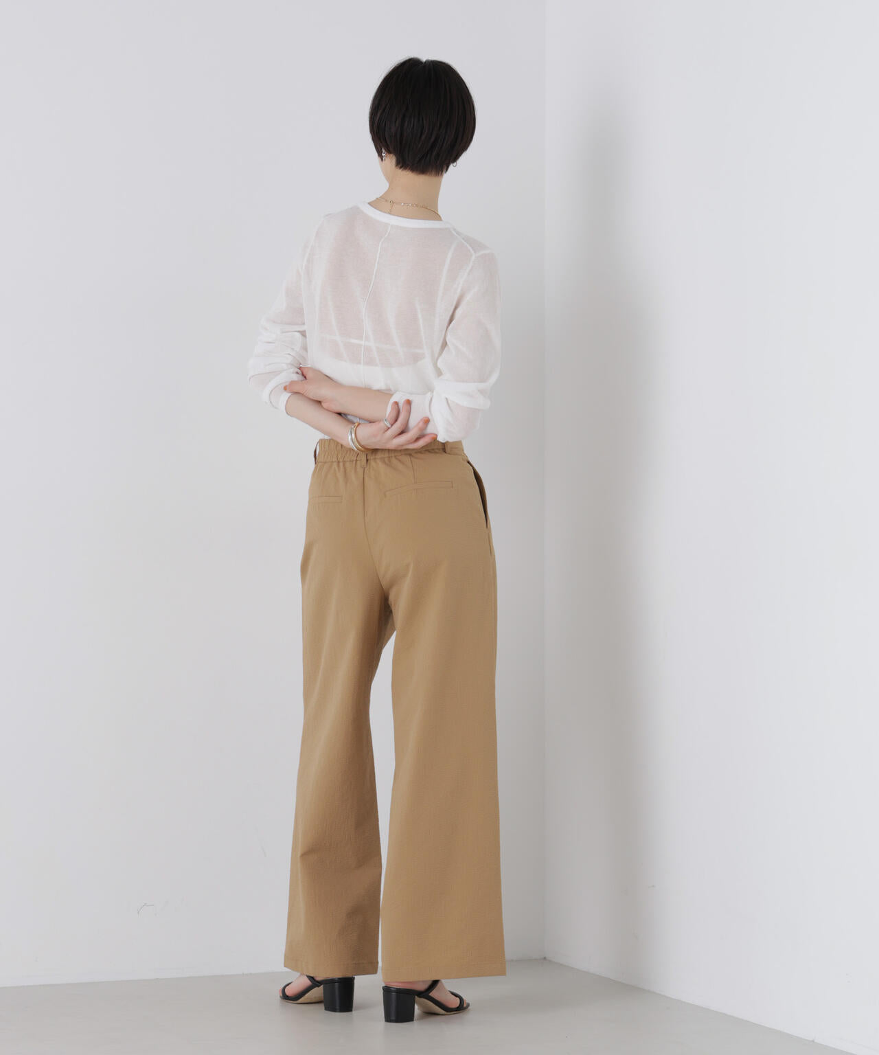 サッカーツータックワイドパンツ(セットアップ可) 6736127330