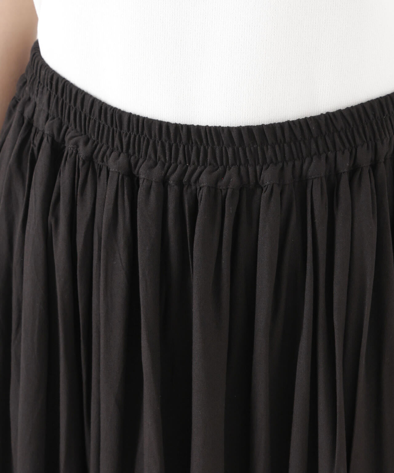 made in INDIA 切り替えギャザースカート(セットアップ可) 6736130300