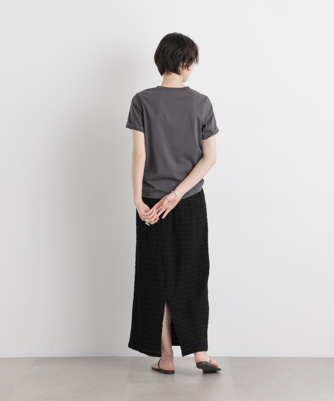 カットジャガードスカート(セットアップ可) 6736130310