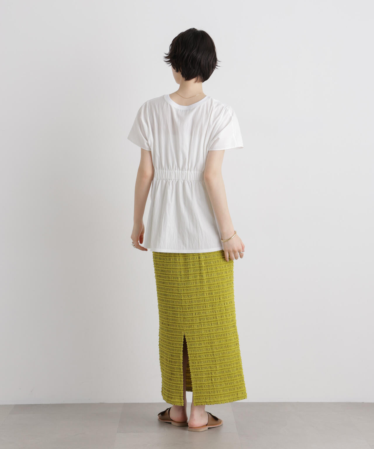 カットジャガードスカート(セットアップ可) 6736130310
