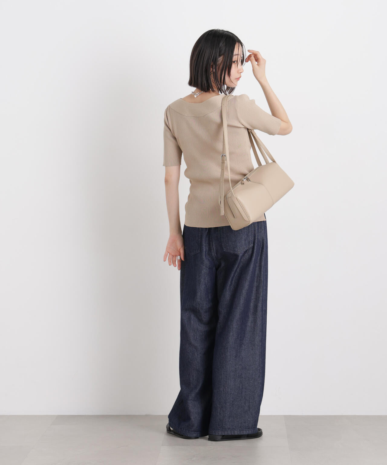 ツーハンドルスクエアショルダー&ボディーバッグ 6736132308