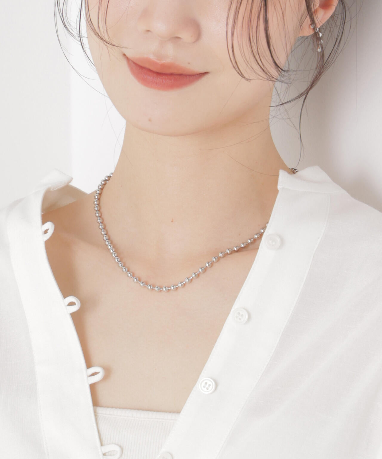 4mmボールチェーンネックレス長さ40cm 6736146304