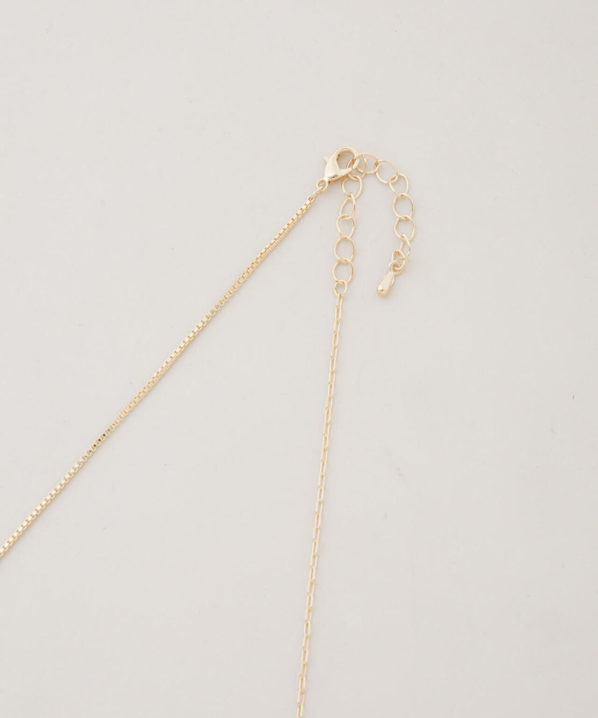 コンビチェーンデザインネックレス長さ38cm 6736146305