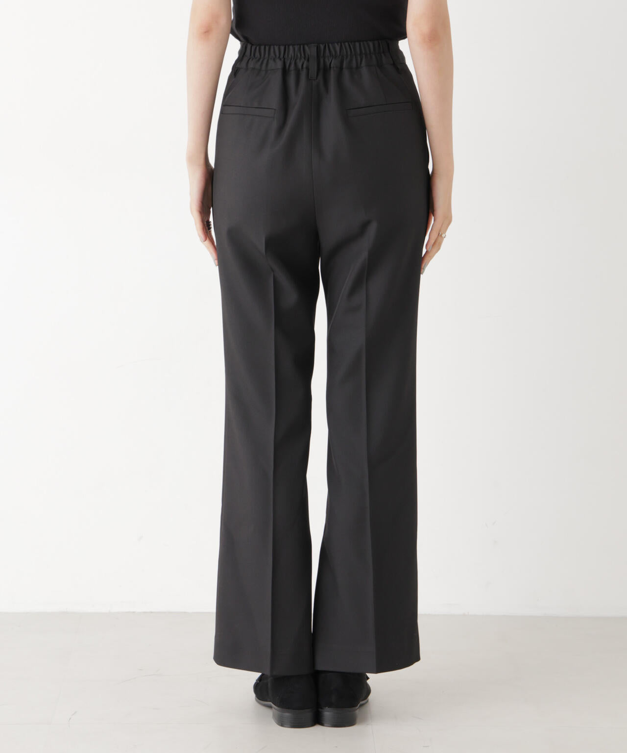 ツイルセンタープレスフレアパンツ(セットアップ可) 6736227312