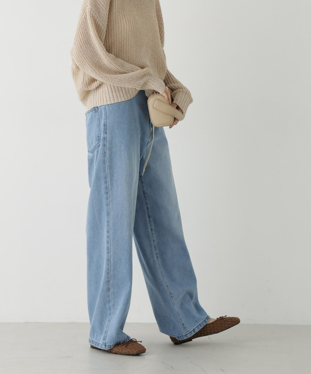 ドロストワイドデニムパンツ 6736227313