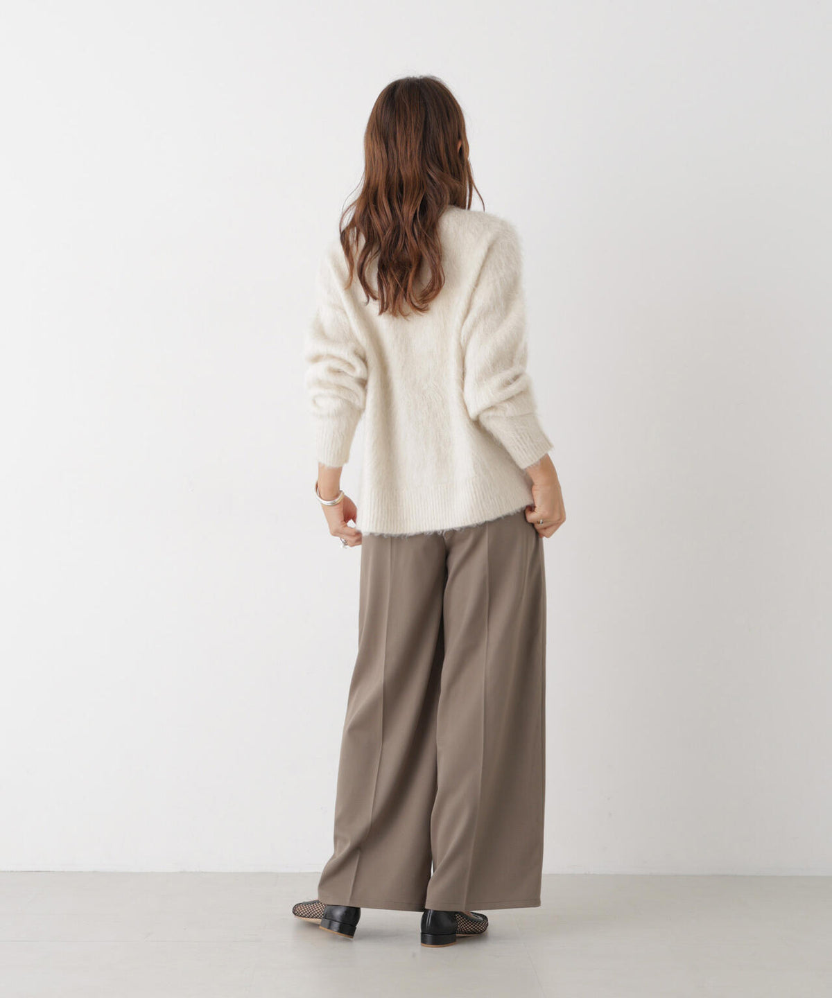 ツータックワイドツイルパンツ(セットアップ可) 6736227316