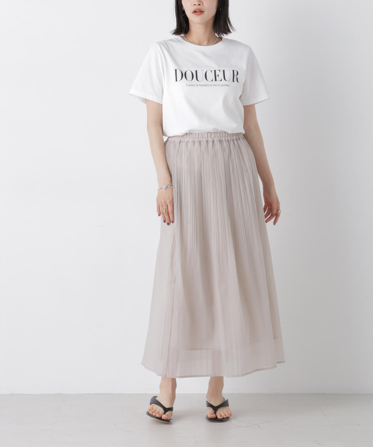 消しプリーツソフトシアースカート 6736230300