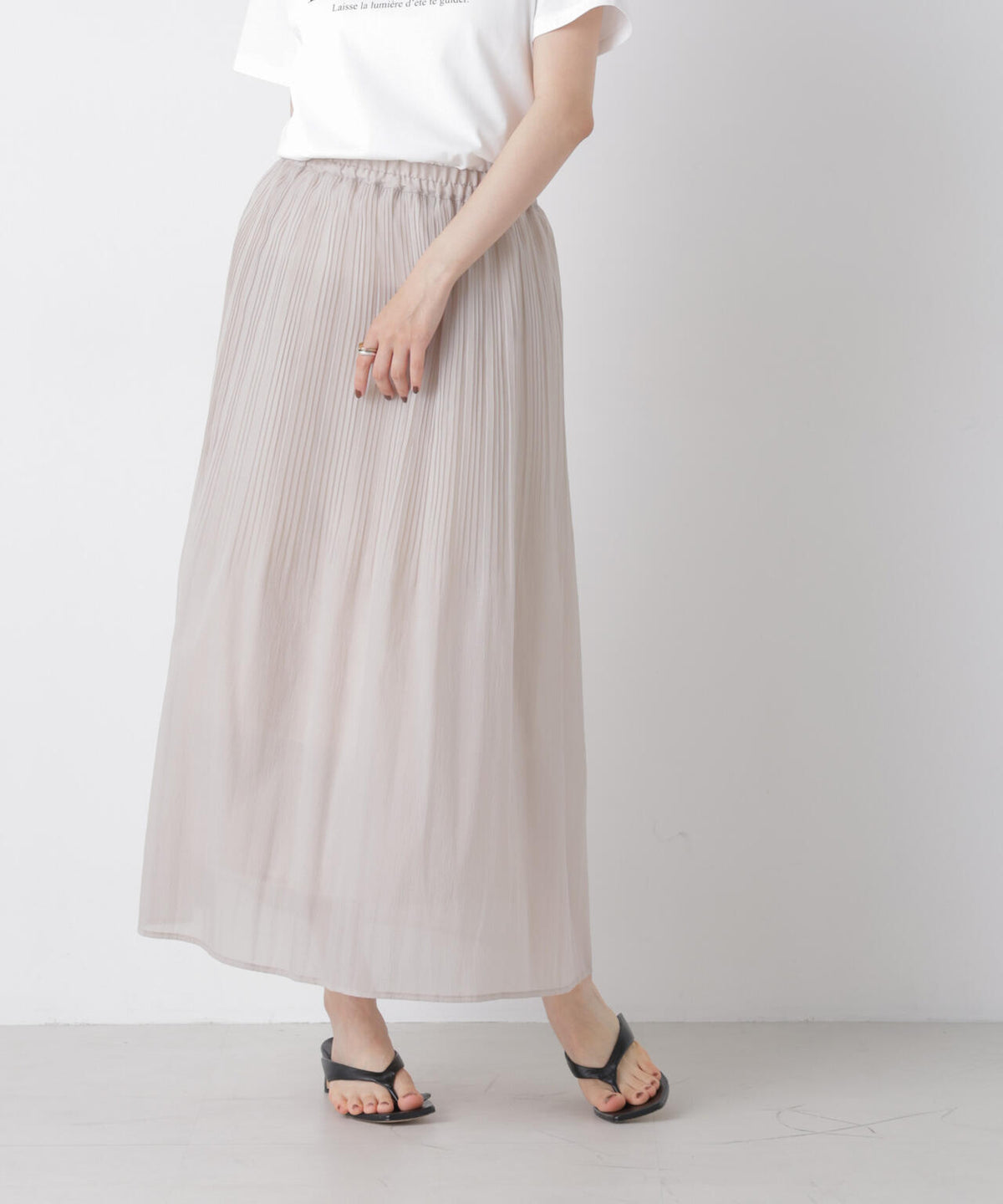 消しプリーツソフトシアースカート 6736230300