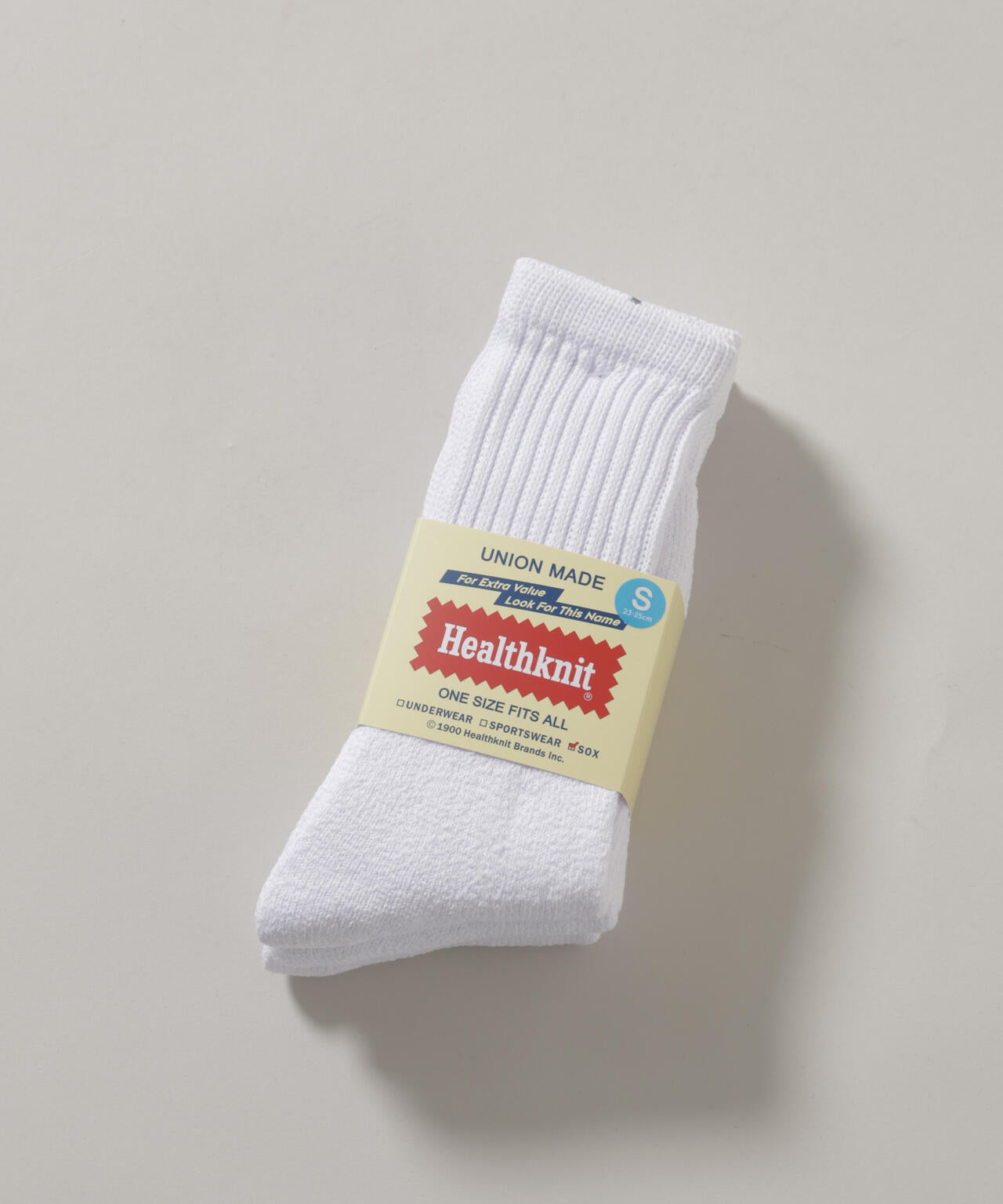 Healthknit/シンカーWHITE無地SOX 3足set 6736251300