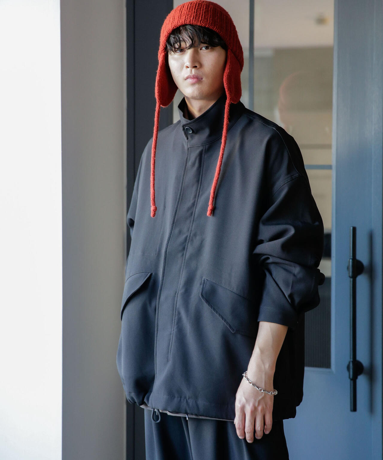 WEB限定/ダブルクロスワイドモッズブルゾン 6743212205