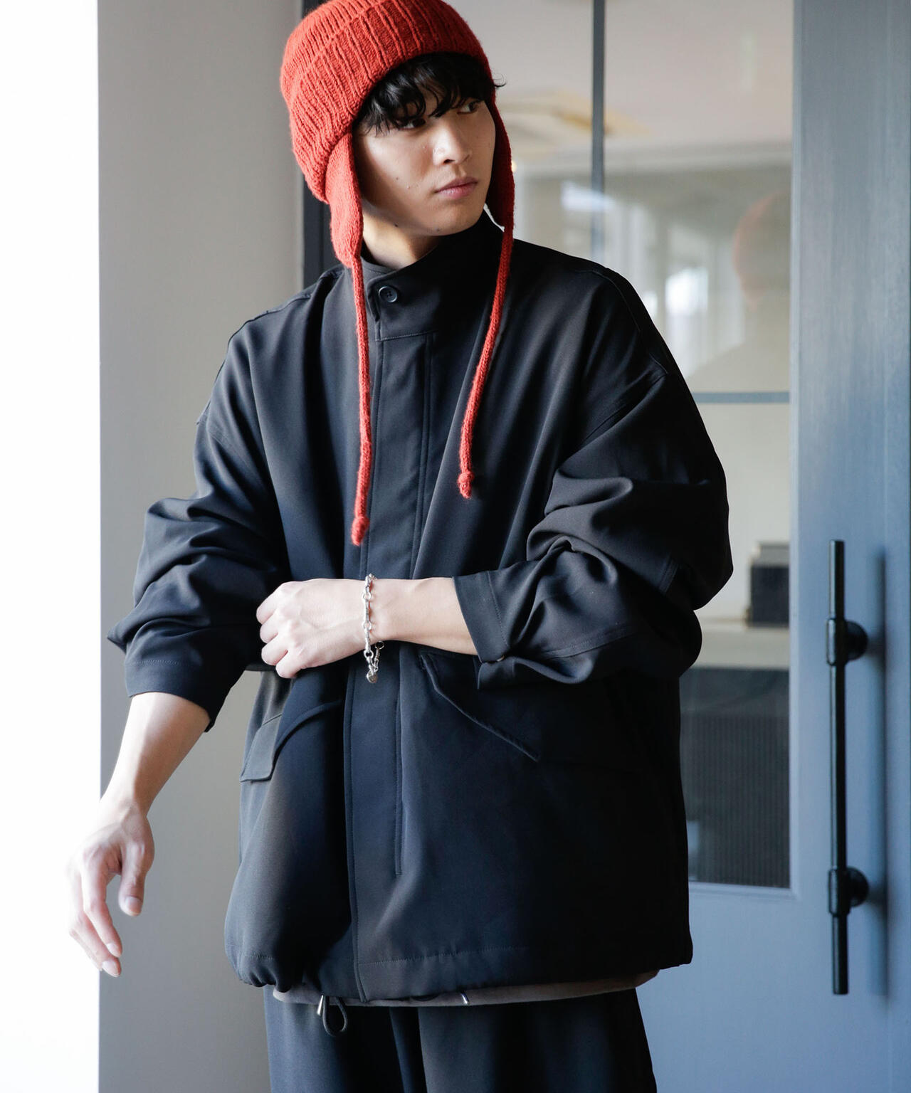 WEB限定/ダブルクロスワイドモッズブルゾン 6743212205