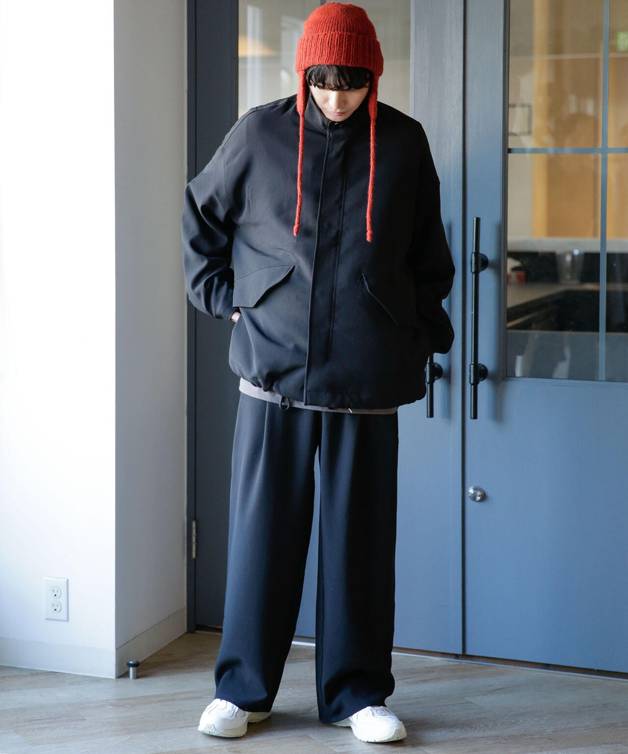 WEB限定/ダブルクロスワイドモッズブルゾン 6743212205