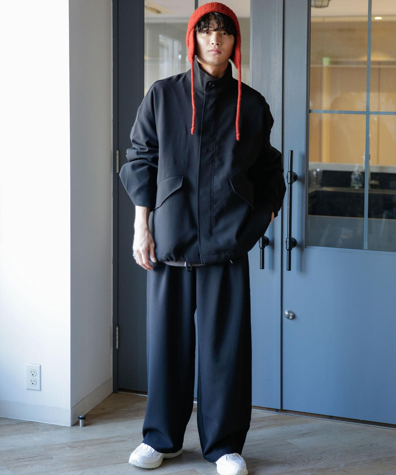 WEB限定/ダブルクロスワイドモッズブルゾン 6743212205