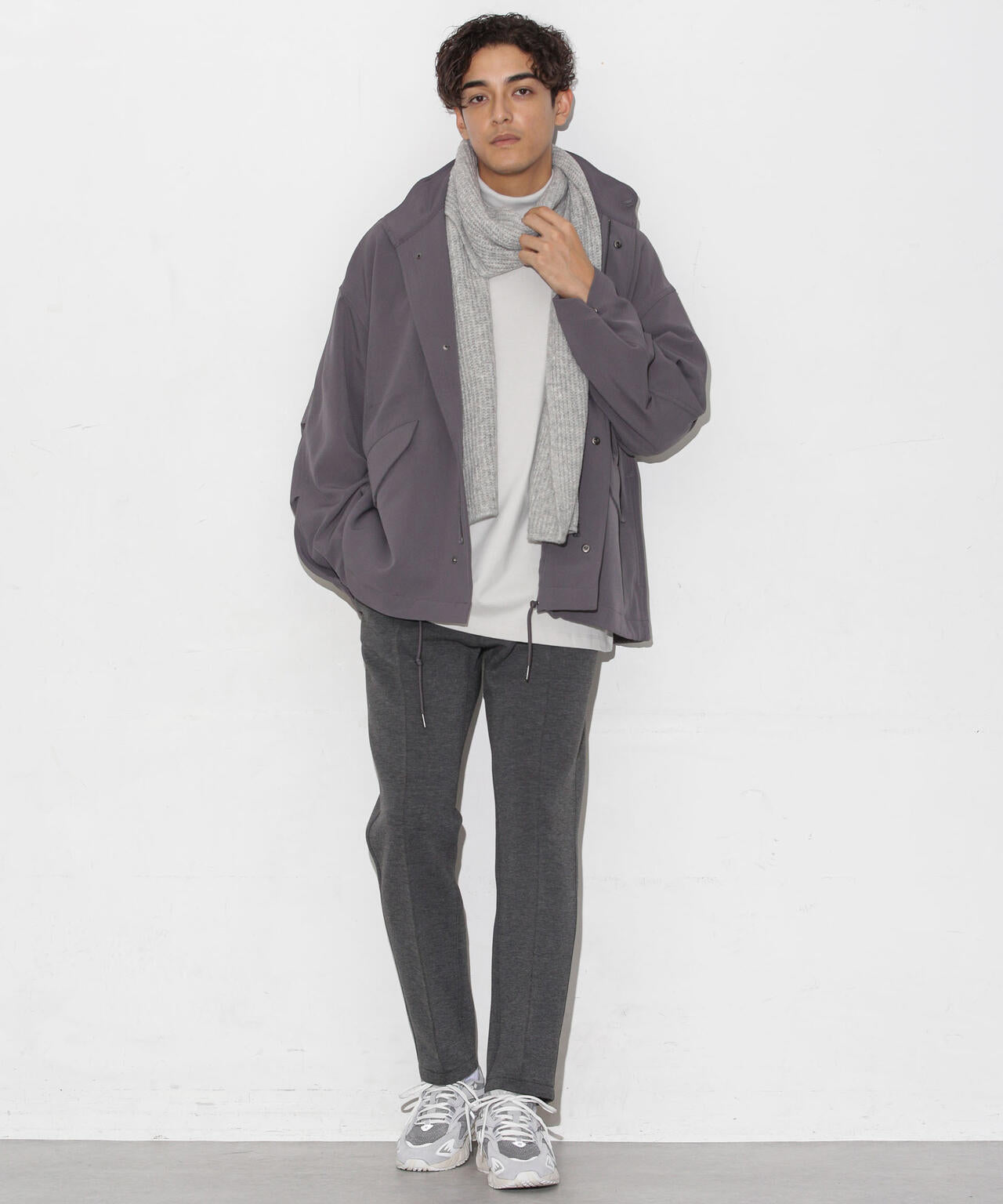 WEB限定/ダブルクロスワイドモッズブルゾン 6743212205