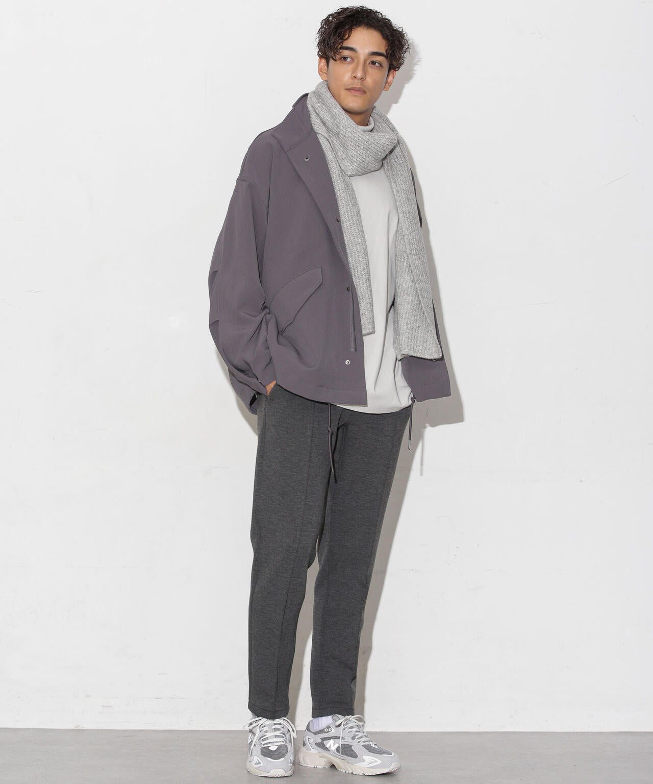 WEB限定/ダブルクロスワイドモッズブルゾン 6743212205