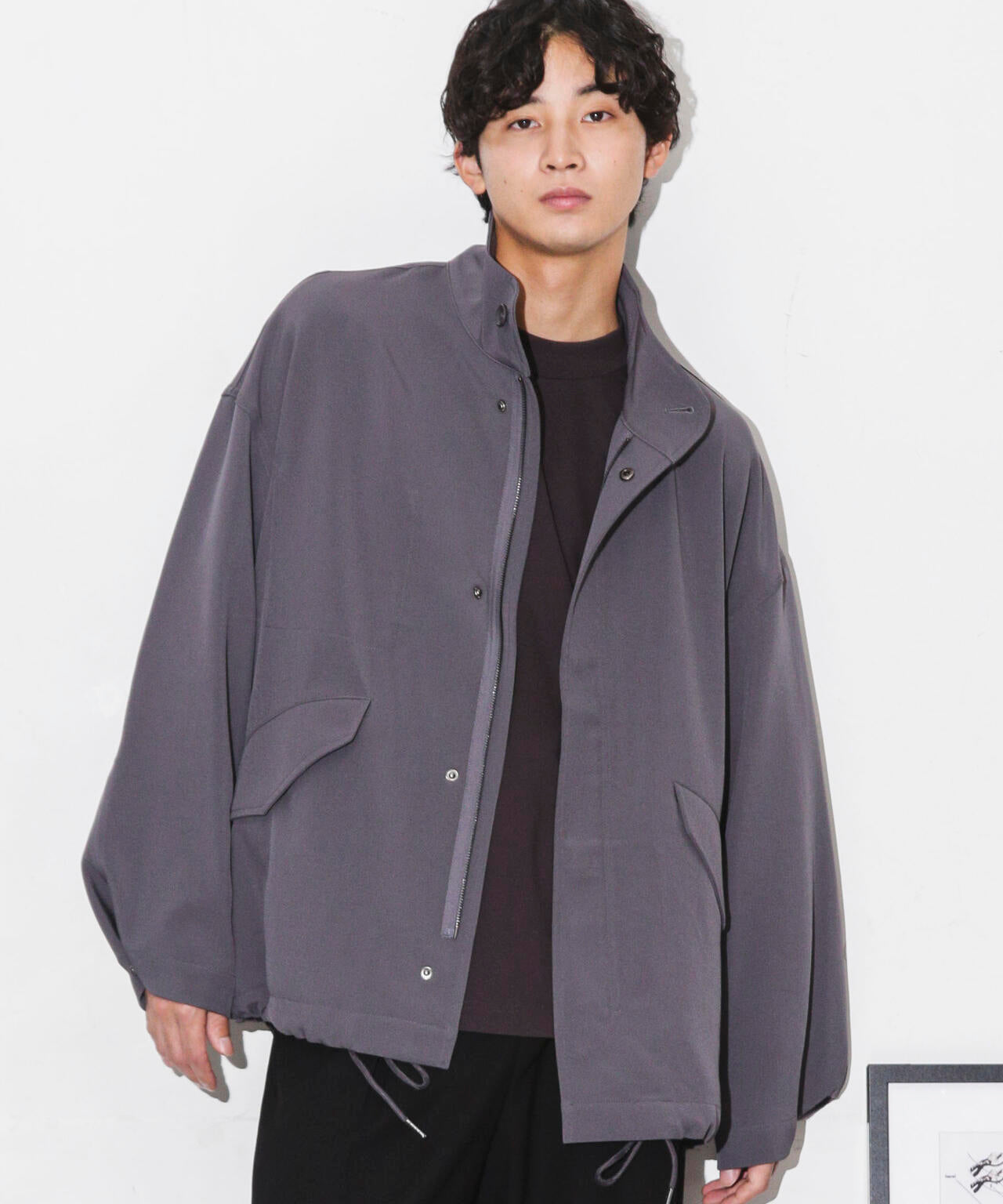 WEB限定/ダブルクロスワイドモッズブルゾン 6743212205