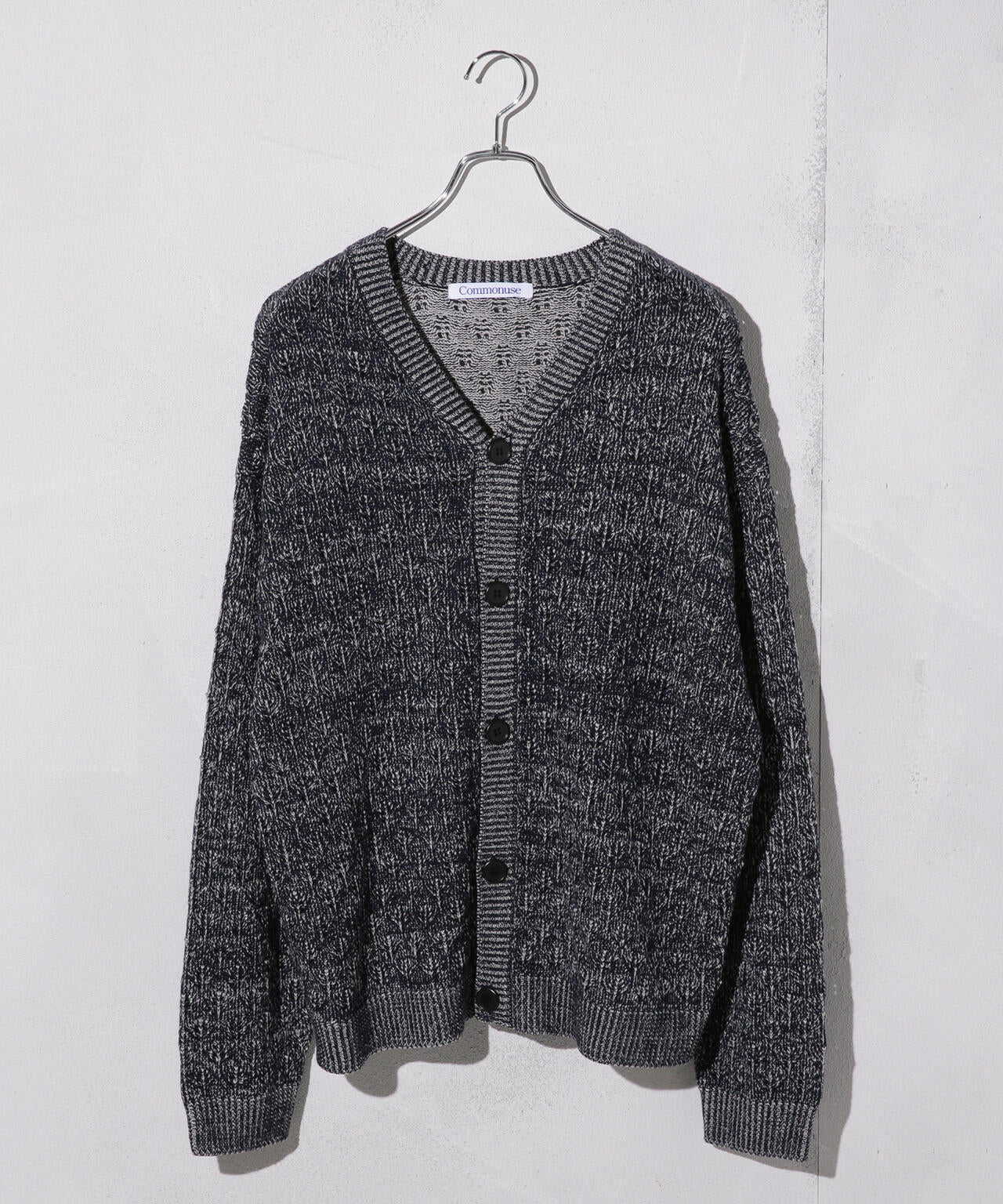 WEB限定/「Commonuse」ジャガードVネックカーディガン 6743222209