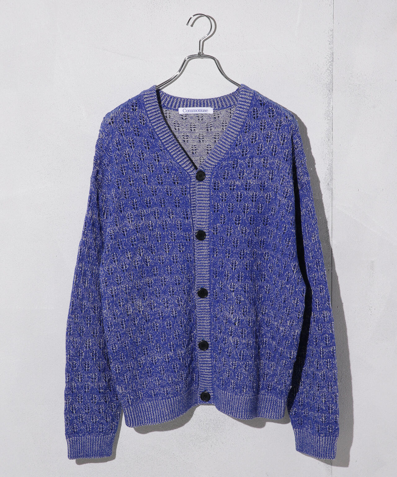 WEB限定/「Commonuse」ジャガードVネックカーディガン 6743222209