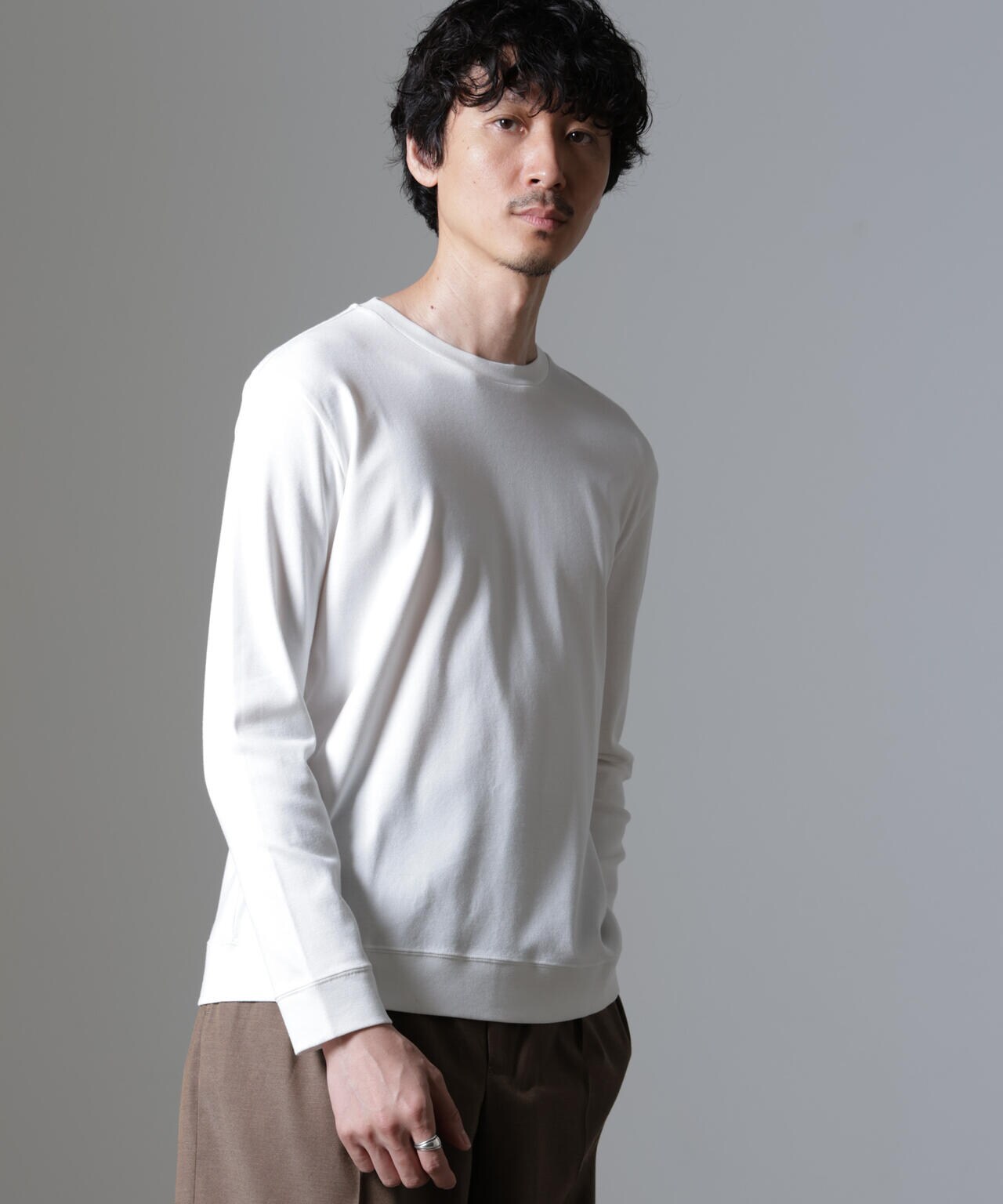 「FORMAL JERSEY」クルーネックカットソー長袖 6684223215