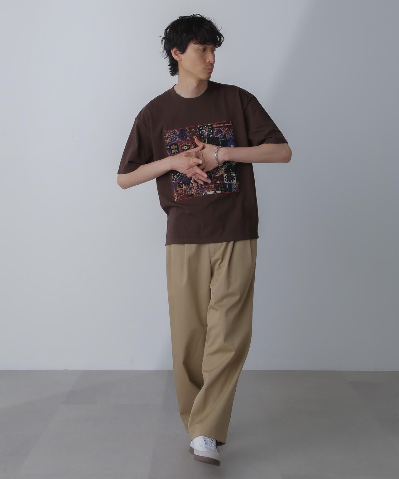 フレームアートワイドTシャツ 半袖 6724124228