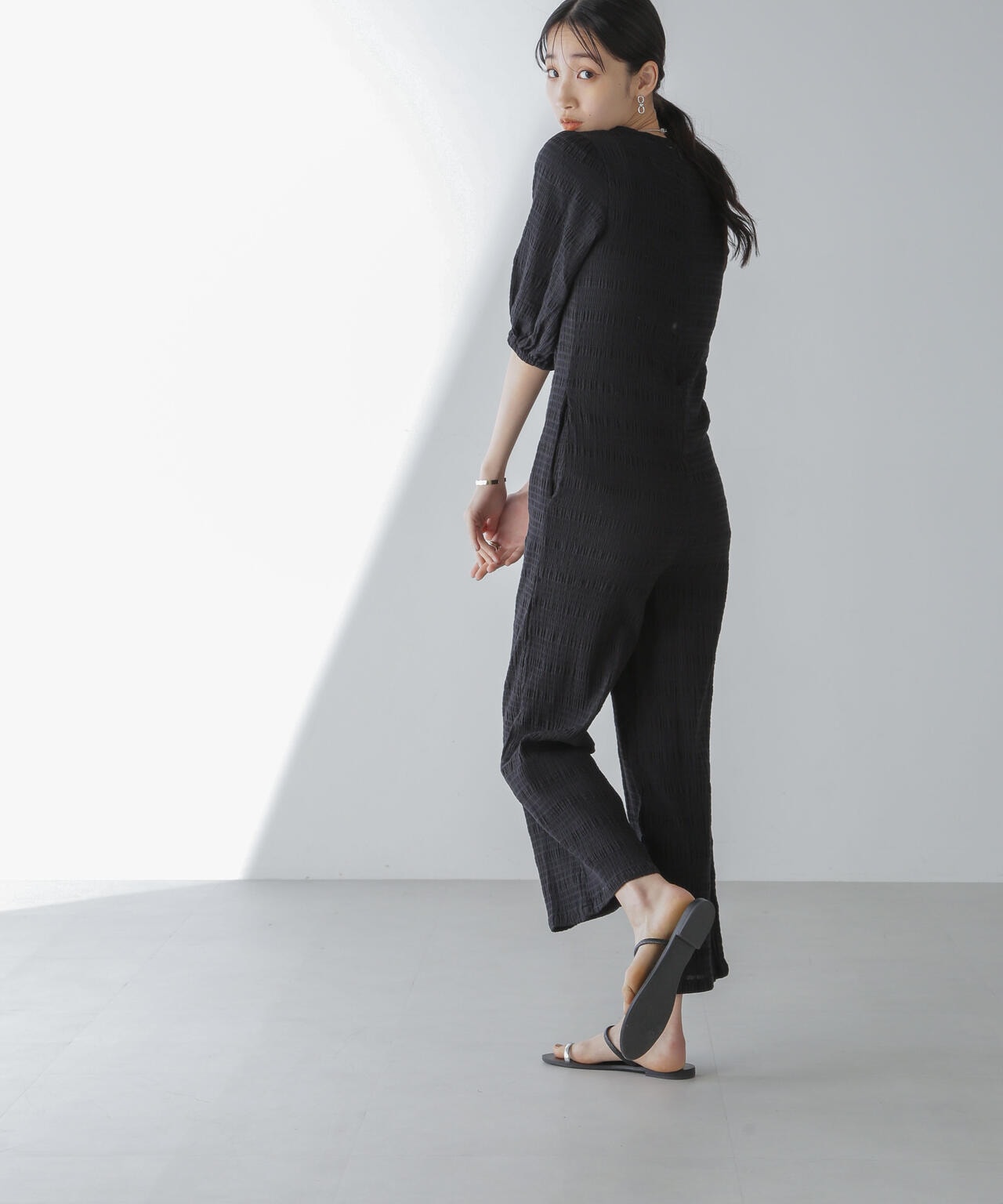 RITA ROW/Puffy sleeves jumpsuit 6714119047