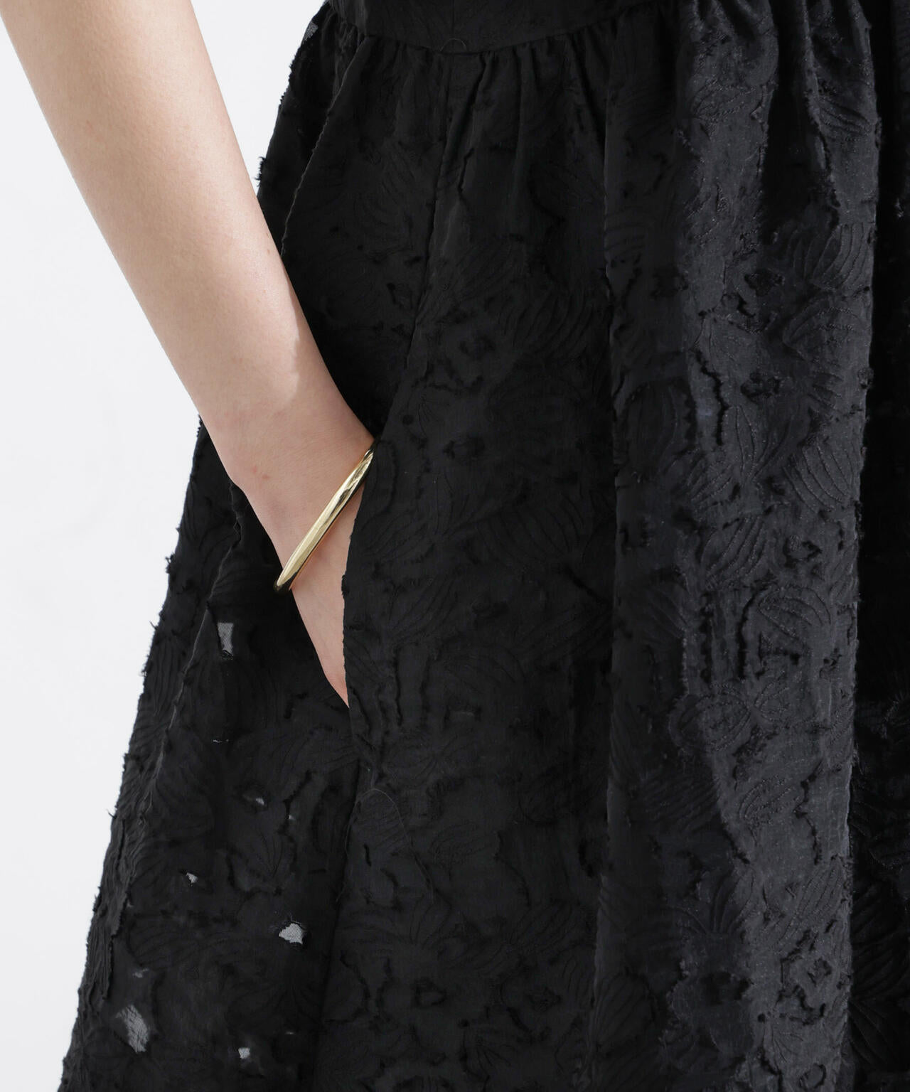 BAUM UND PFERDGARTEN/Flower Jacquard ワンピース 6715119047