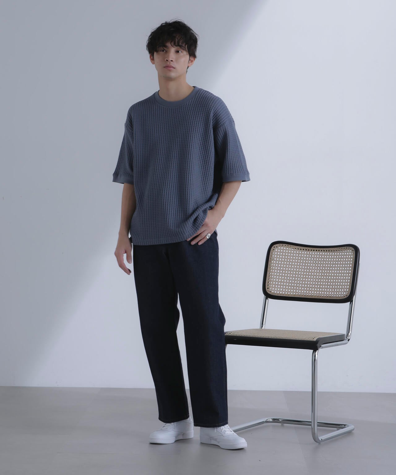 オニワッフルビッグTシャツ 五分袖 6724124212