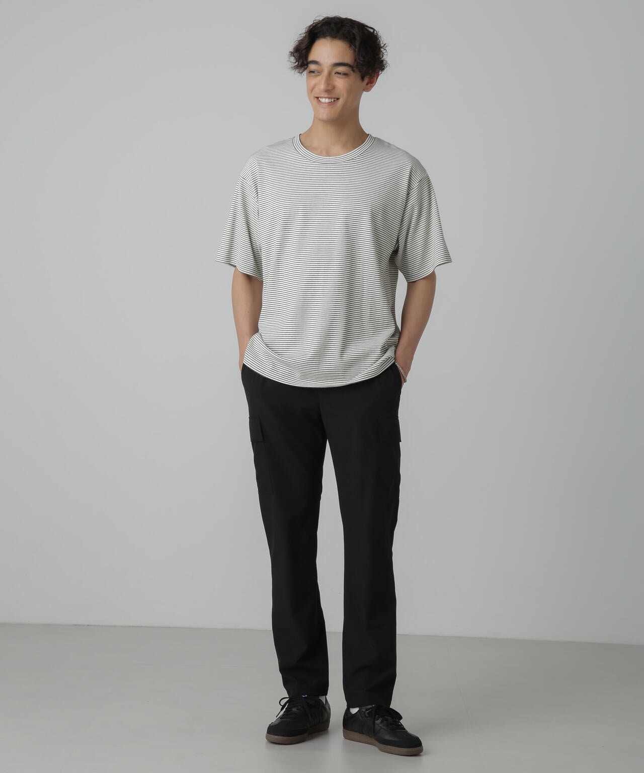 「N trousers」スリムストレッチ カーゴパンツ 6684127237