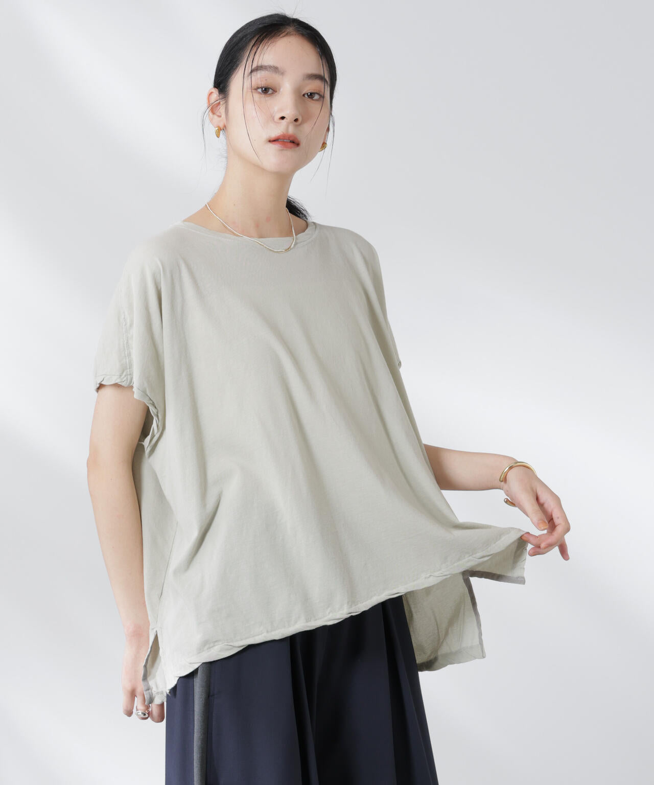 GREYCHORD/IVY フットボールデザインTシャツ 6715124022