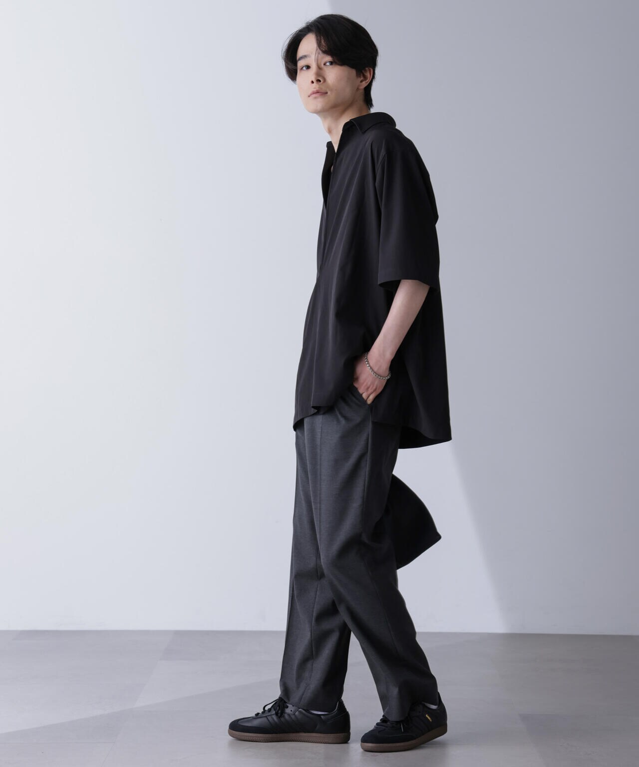 WEB限定/スキッパーPOシャツ 半袖 6724221205