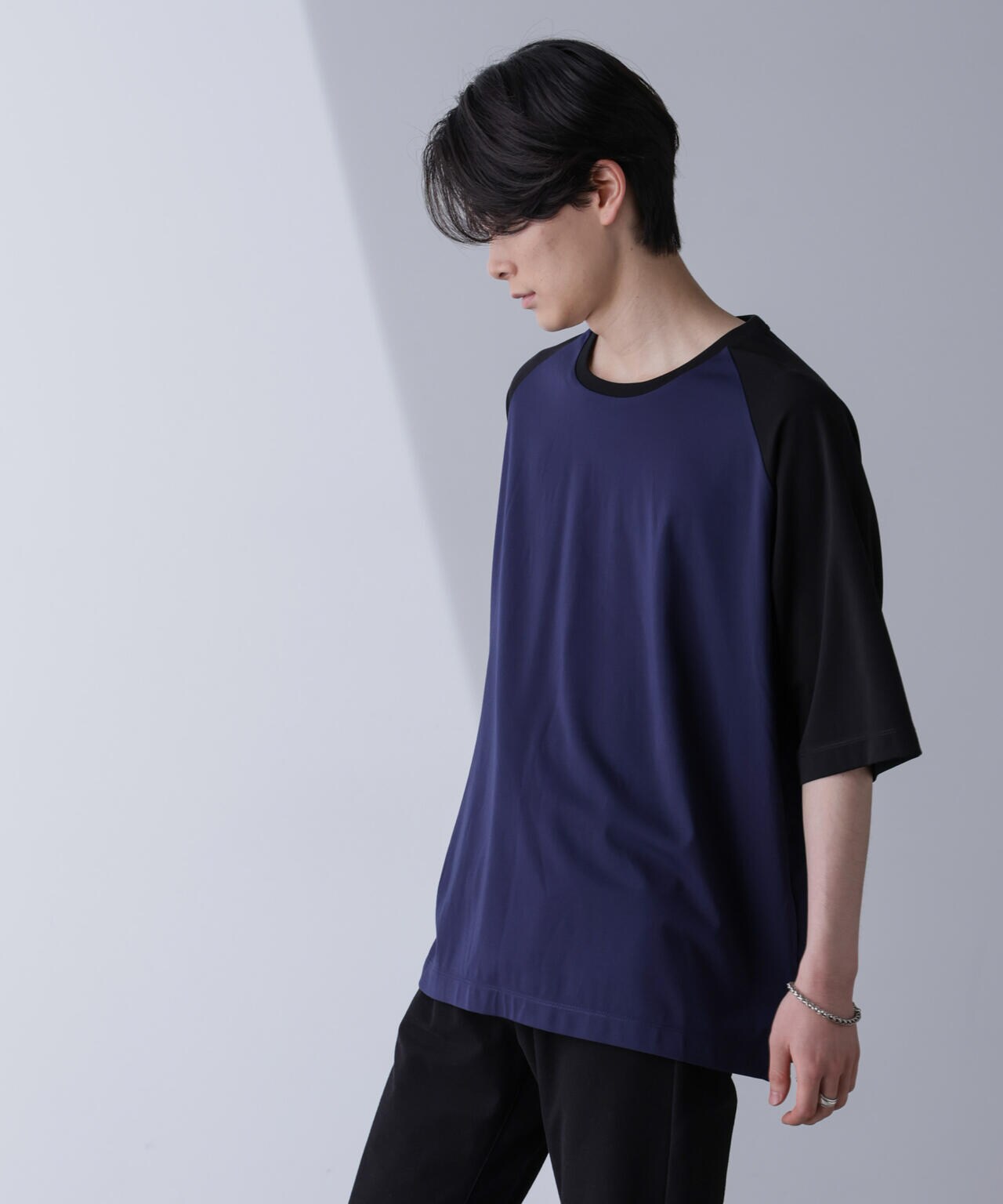 WEB限定/ワイドシルエットラグランTシャツ 半袖 6724224207