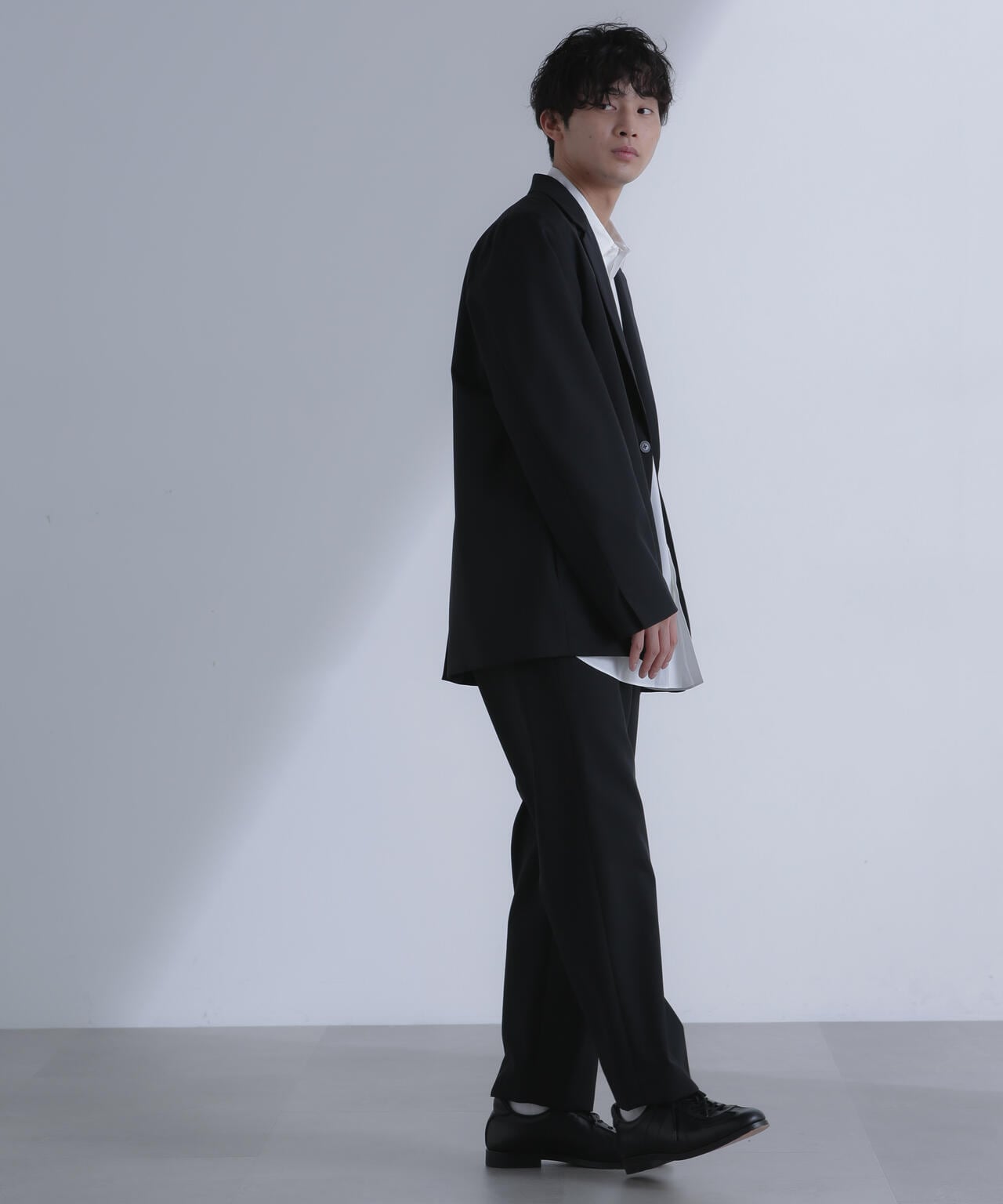 ATON/WOOL TROPICAL TAILORED JACKET 6704116021