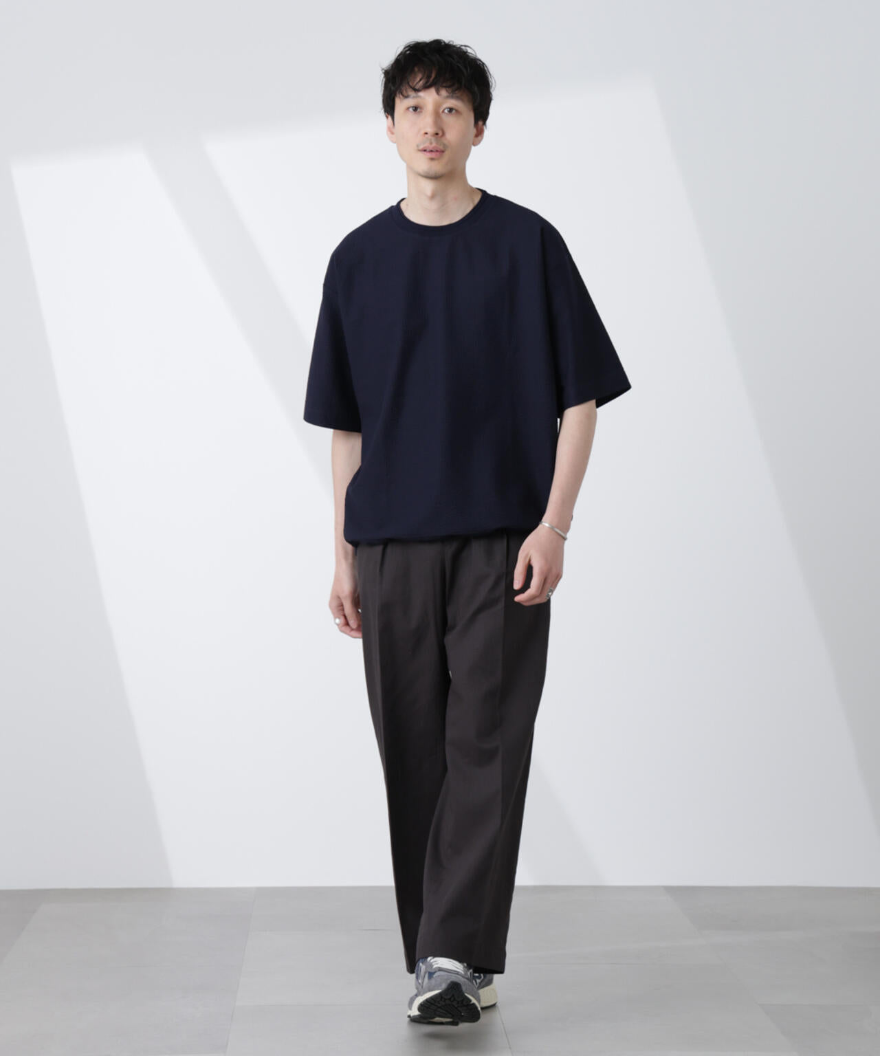 シルケットサッカーワイドTシャツ 半袖 6725124210