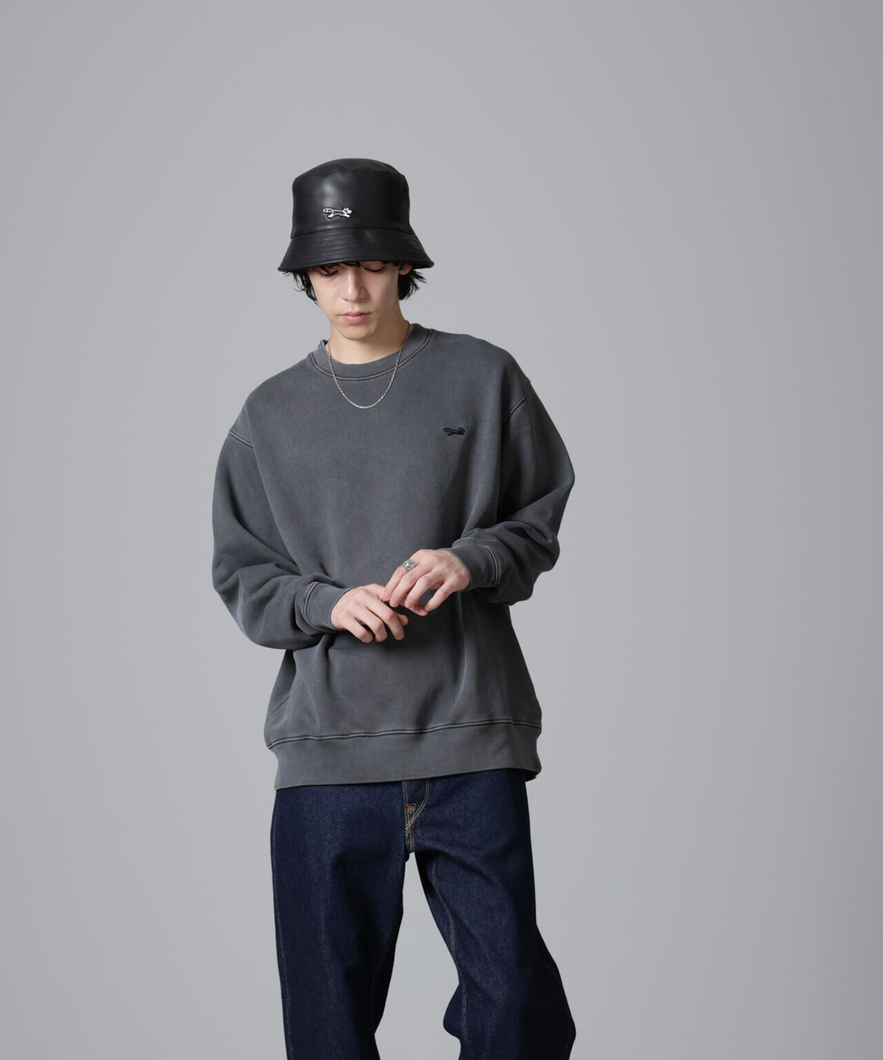 PENNEYS BLACK ピグメントスウェット 6724223233
