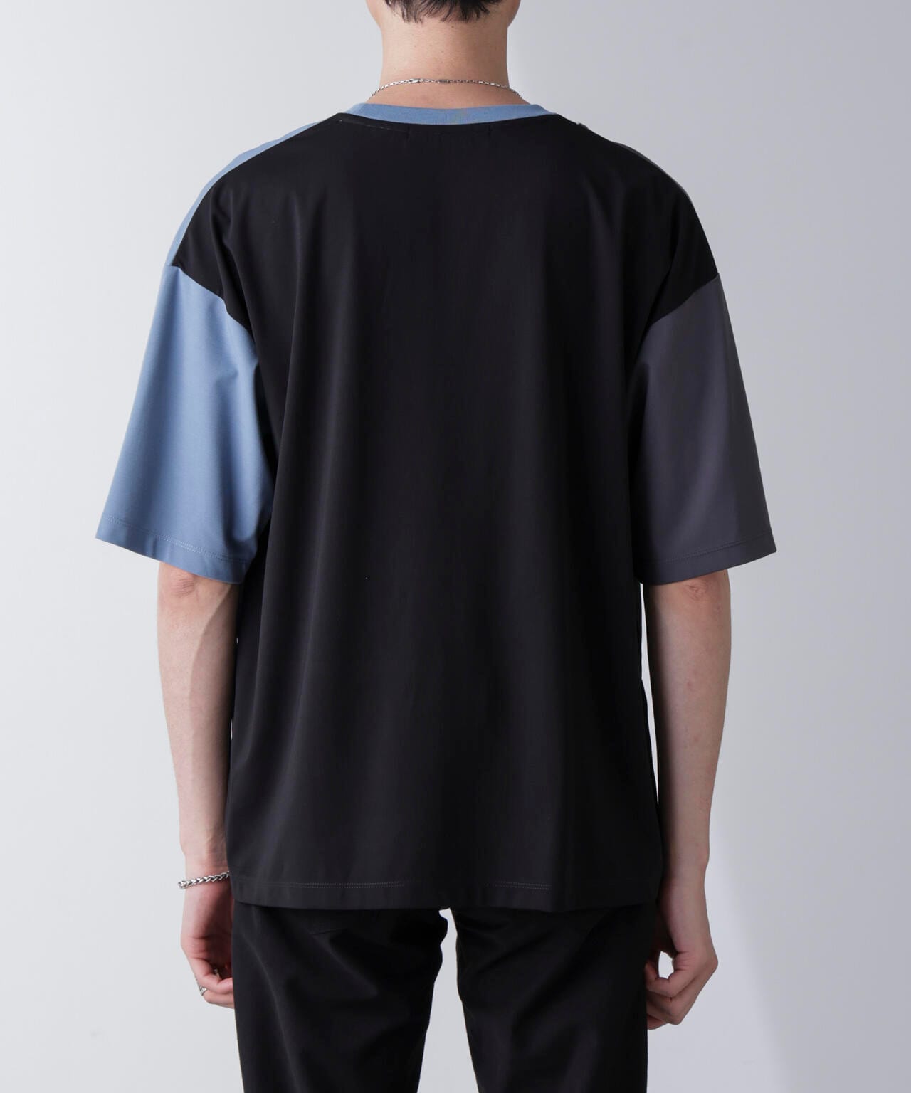 リラックス切り替えスムースTシャツ 半袖 6724124261