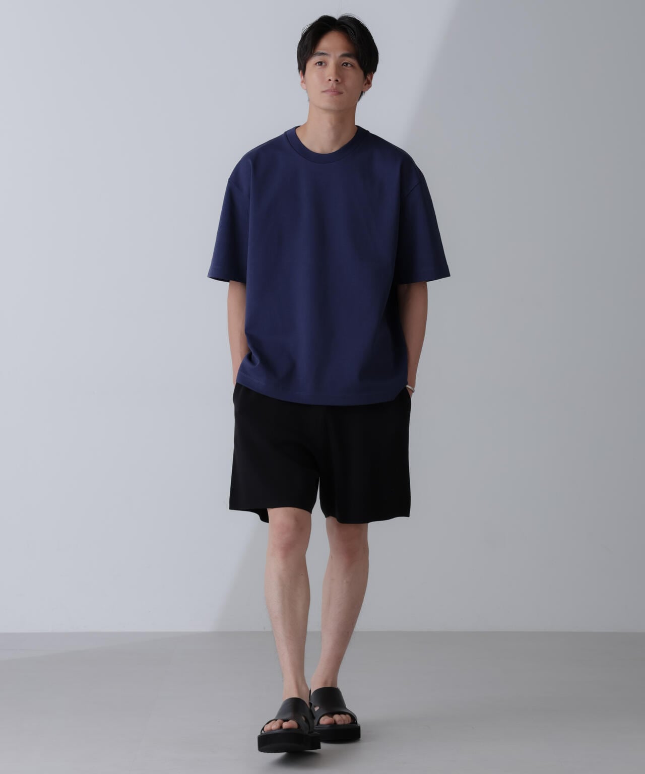 ダブルスムースクルーネックBIGTシャツ 半袖 6724124233