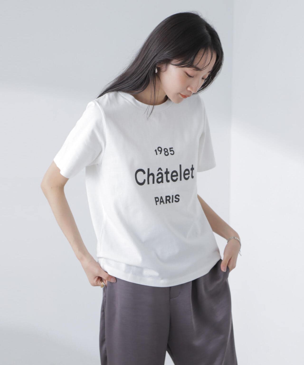 ロゴプリントTシャツ 6734124309
