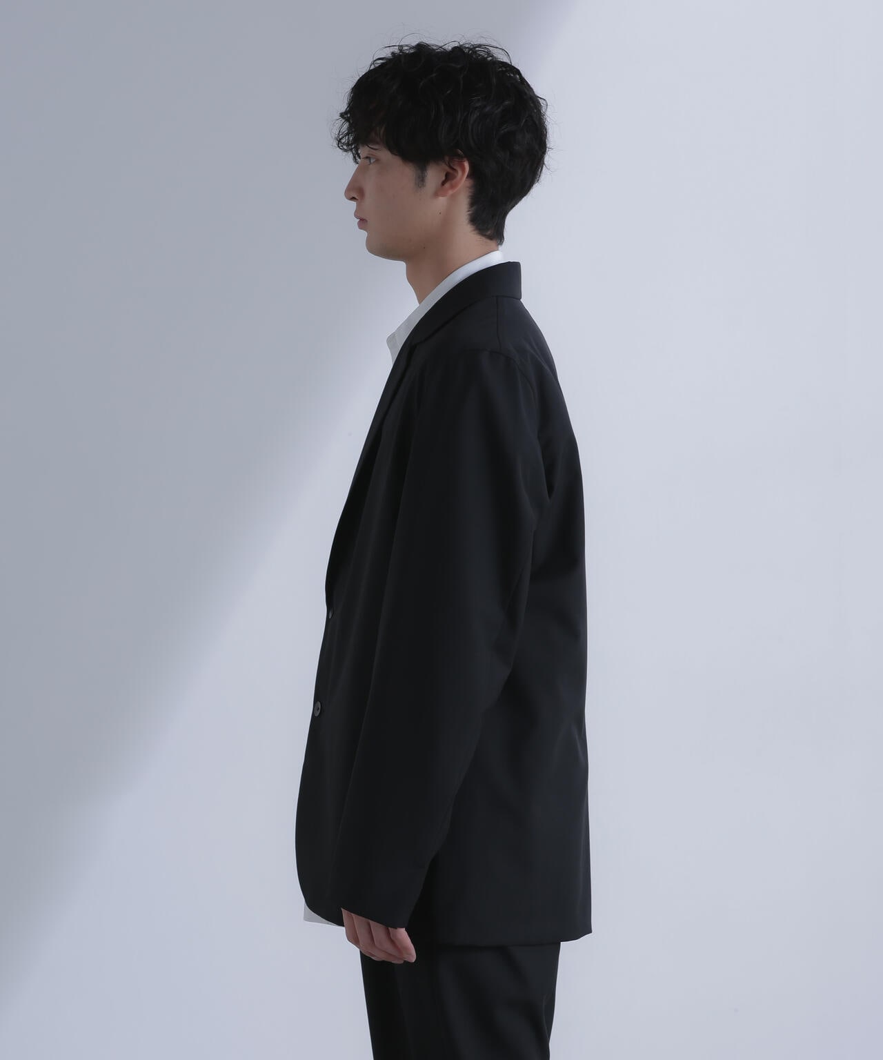 ATON/WOOL TROPICAL TAILORED JACKET 6704116021