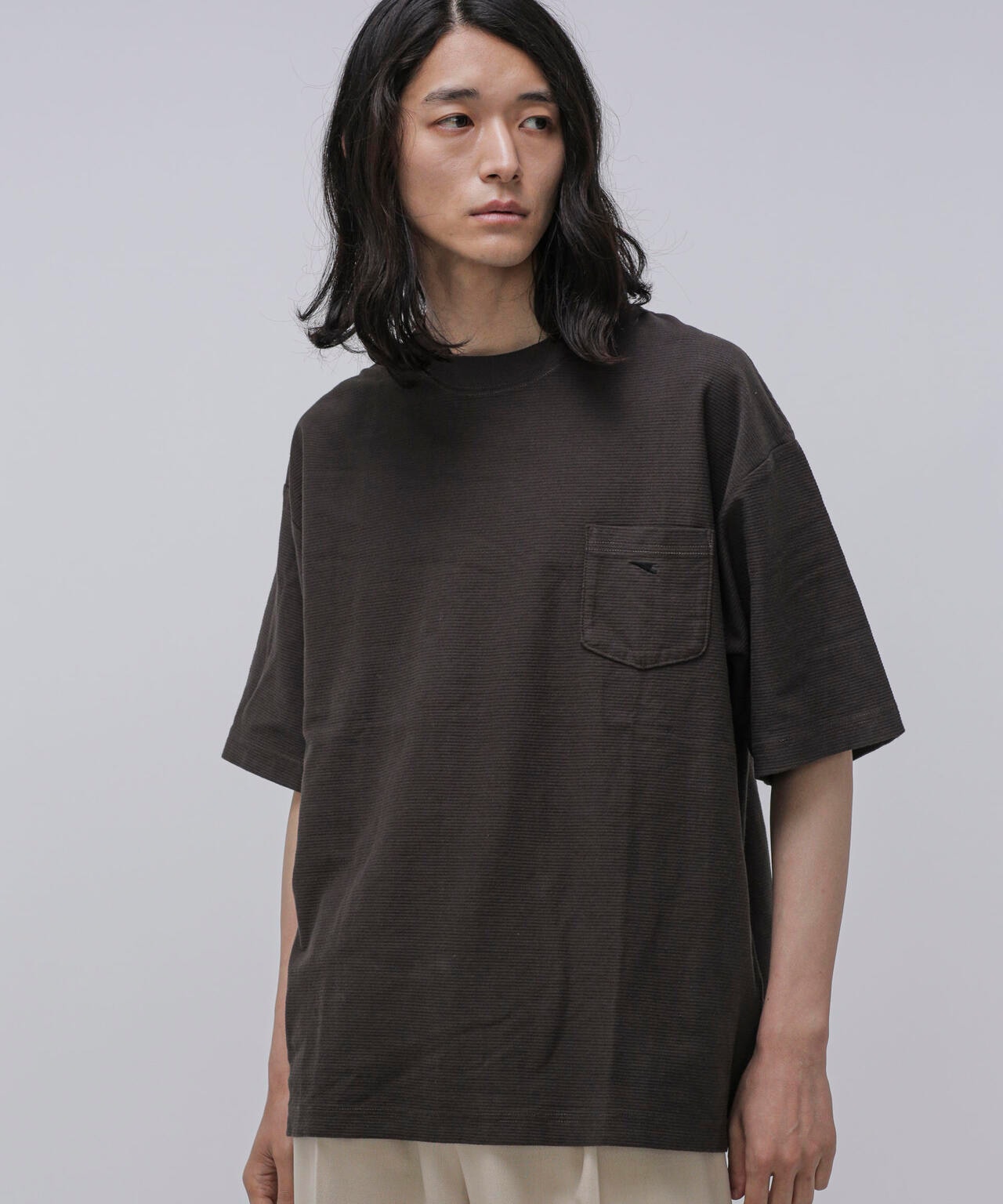 LB.04/タックボーダーポケットTシャツ 6723124264
