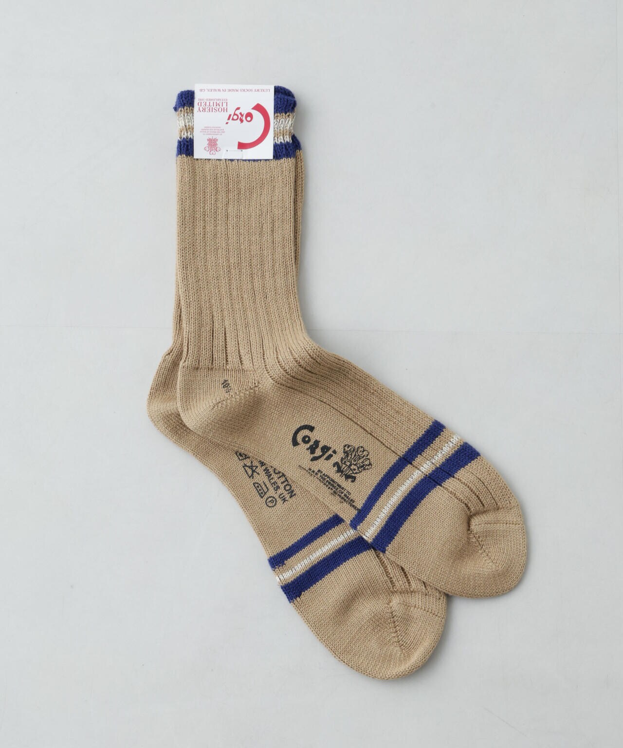 Corgi/別注 FINE GAUGE COTTON SOCKS 6704251030