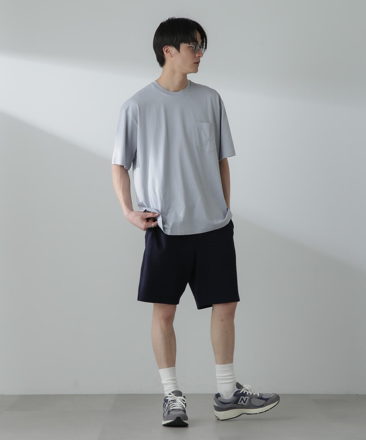 ヘリンボーン起毛ショートパンツ(セットアップ可) 6724128201