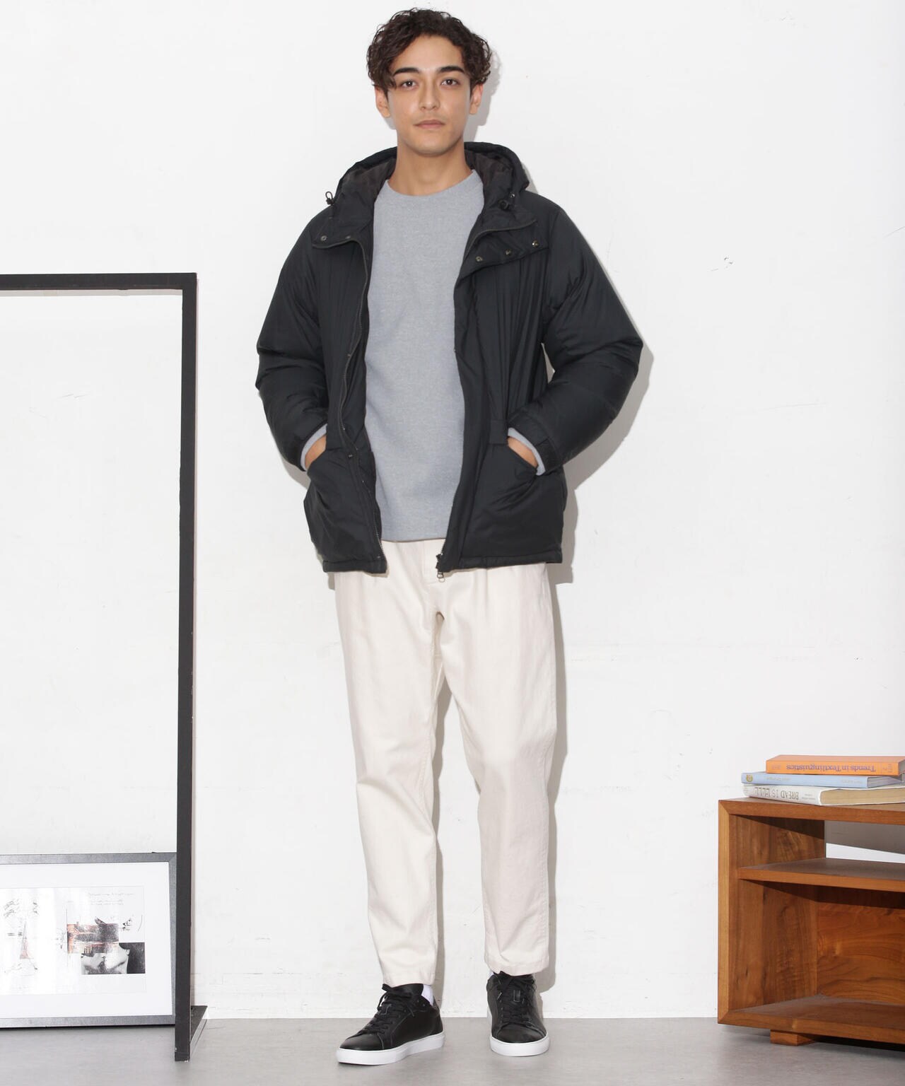 河田フェザーアーバンダウンセミロングジャケット 6723214202