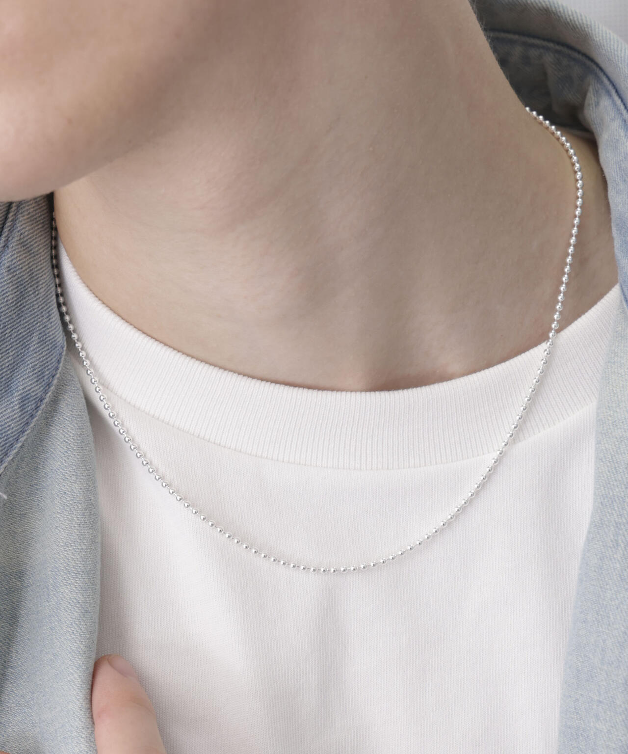Mexican Jewelry/Silver Ball Chain Necklace 6704146005