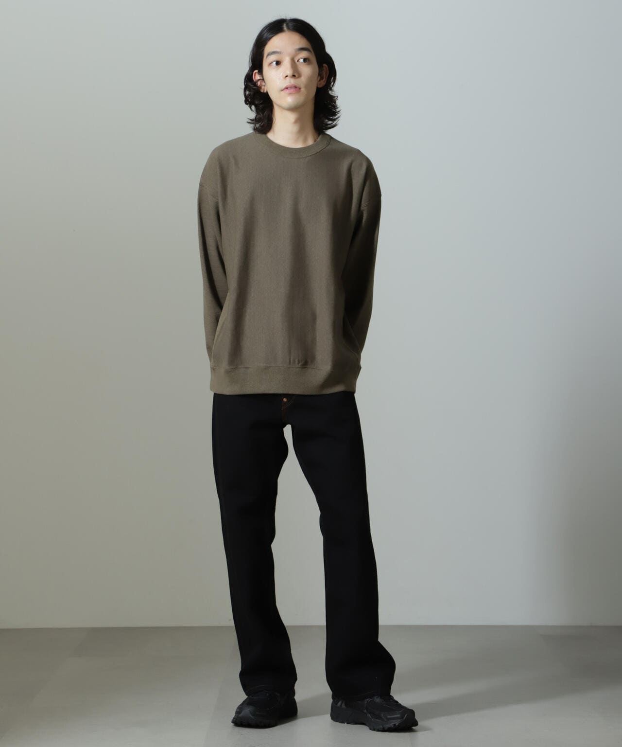 ULTERIOR/FADED SILKY TERRY RW SWEAT SH 6704223051