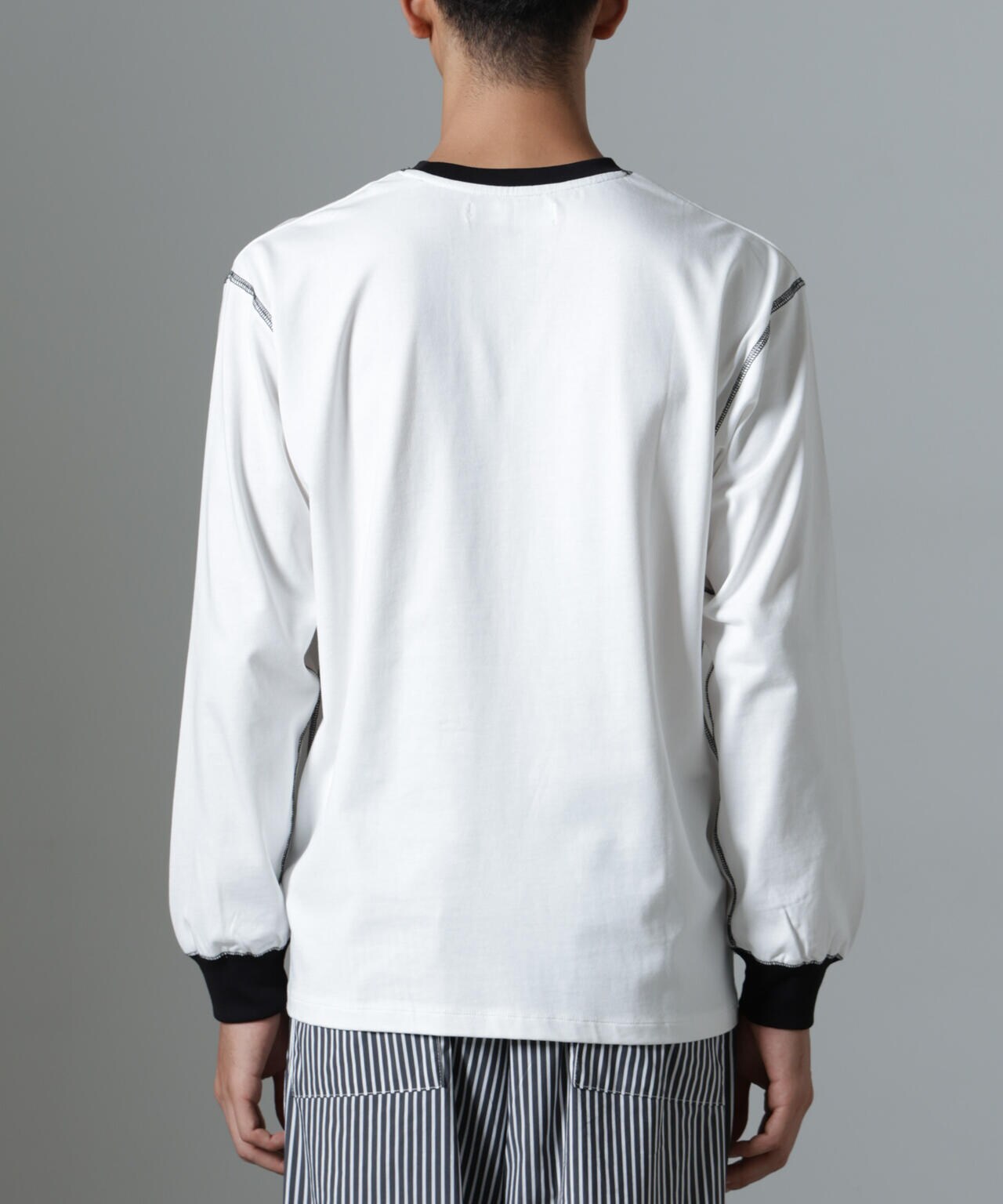 「NJ/CLUB」PARKSTOCK ロゴ刺繍ロングスリーブTシャツ 6684223229