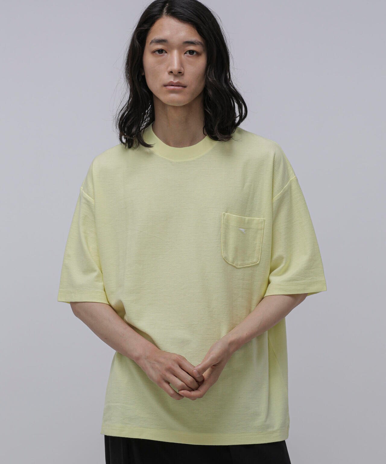 LB.04/タックボーダーポケットTシャツ 6723124264