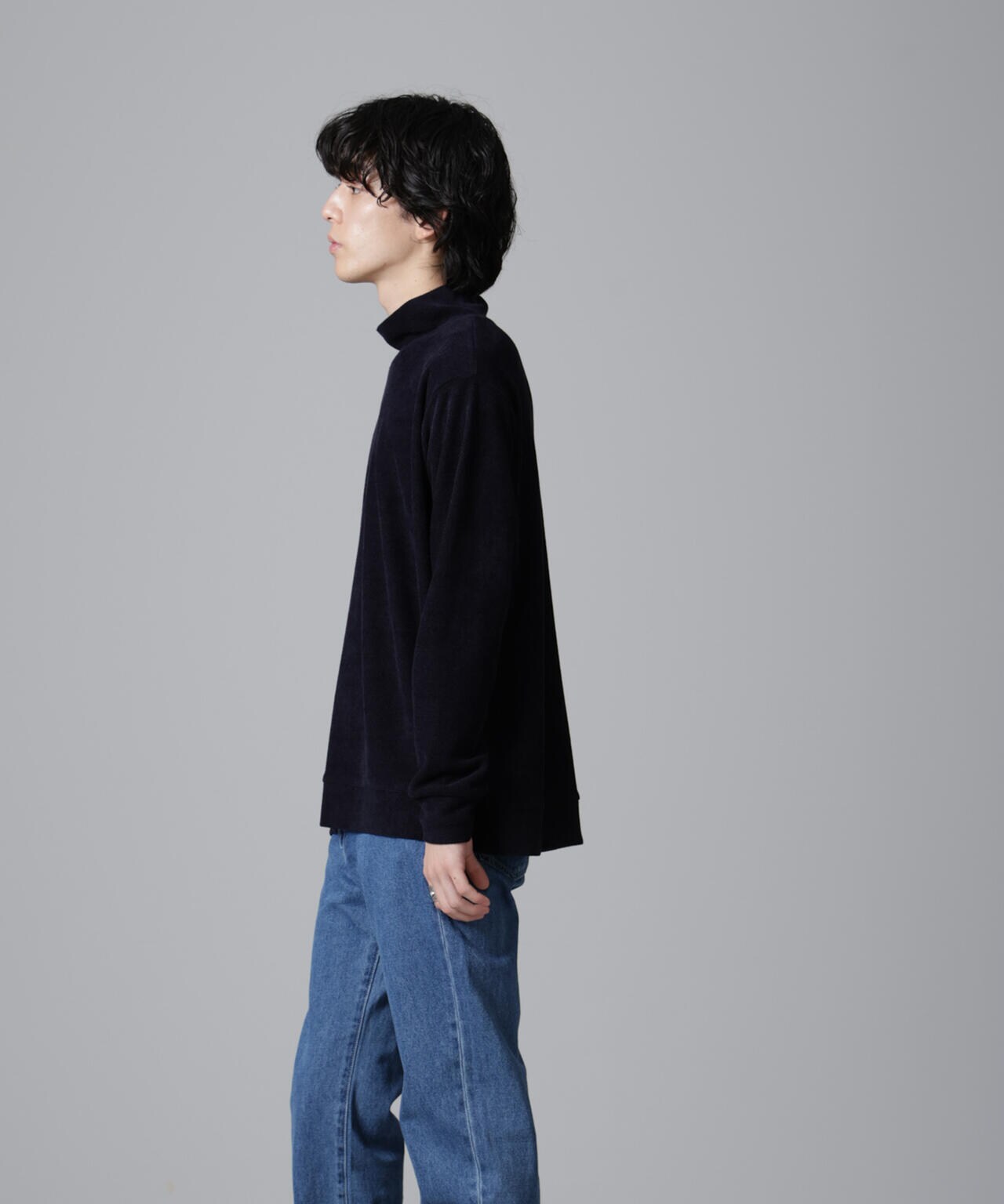 モールライクハイネックプルオーバー 長袖 6724223238