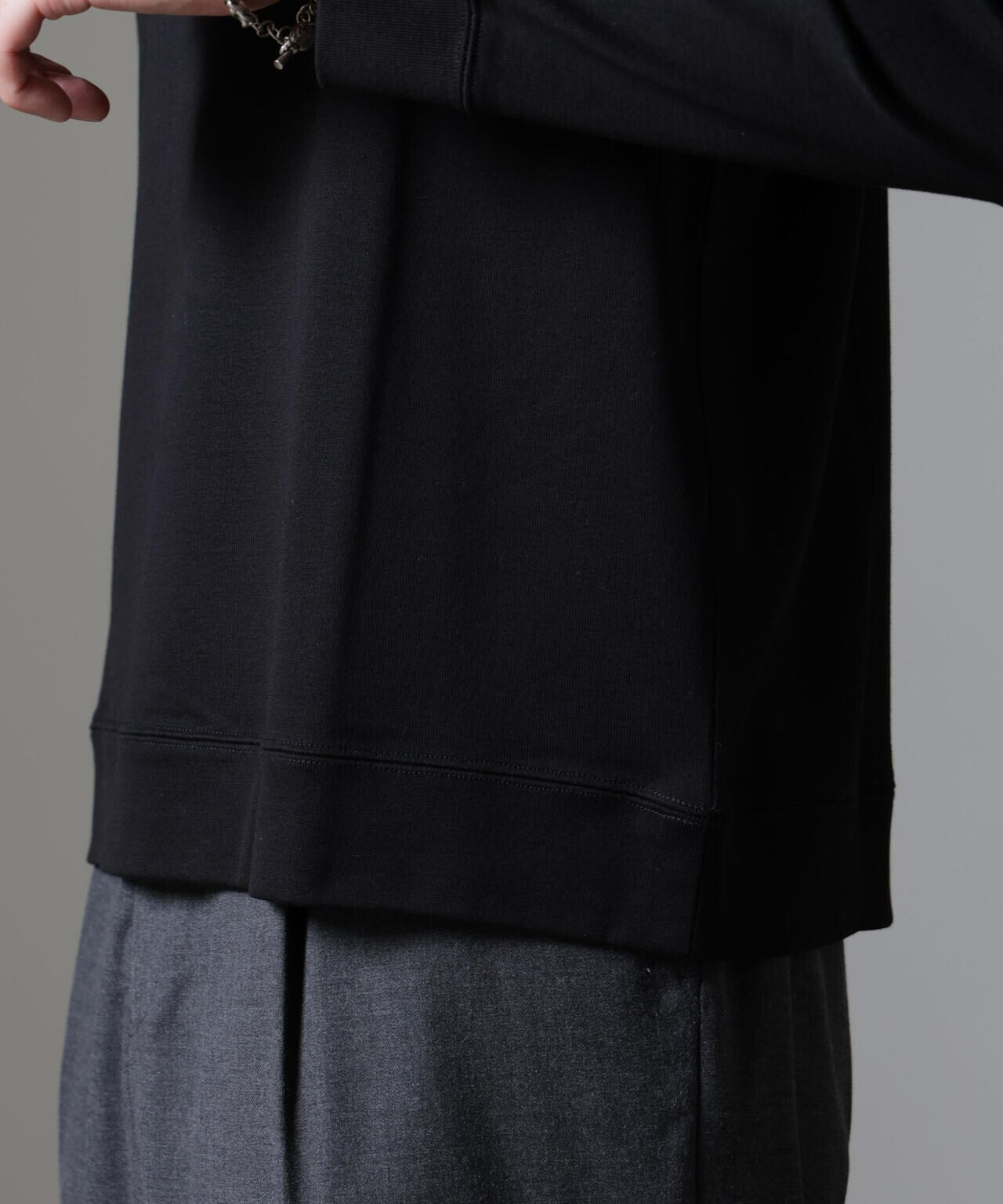 「FORMAL JERSEY」モックネックカットソー長袖 6684223216